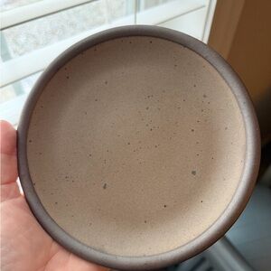 East fork pottery cake plate seconds morel